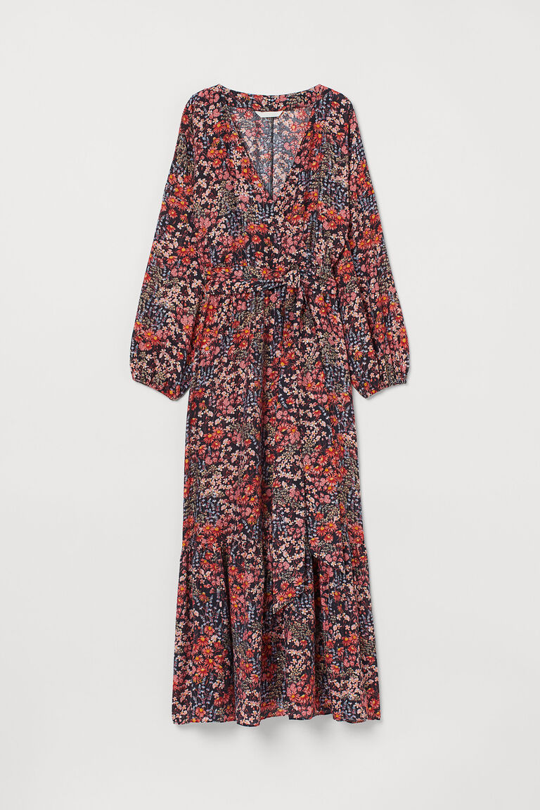 H&M Floral Wrap Dress