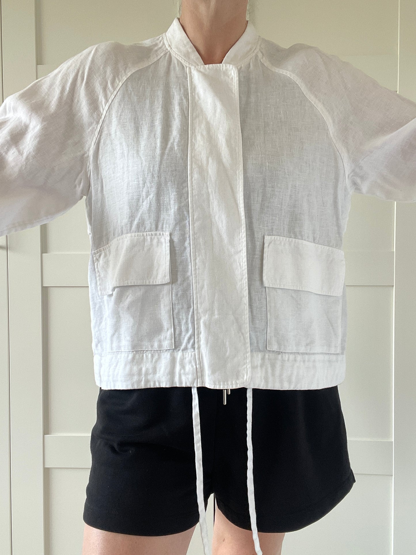 COS Loose Linen Jacket - Size 10