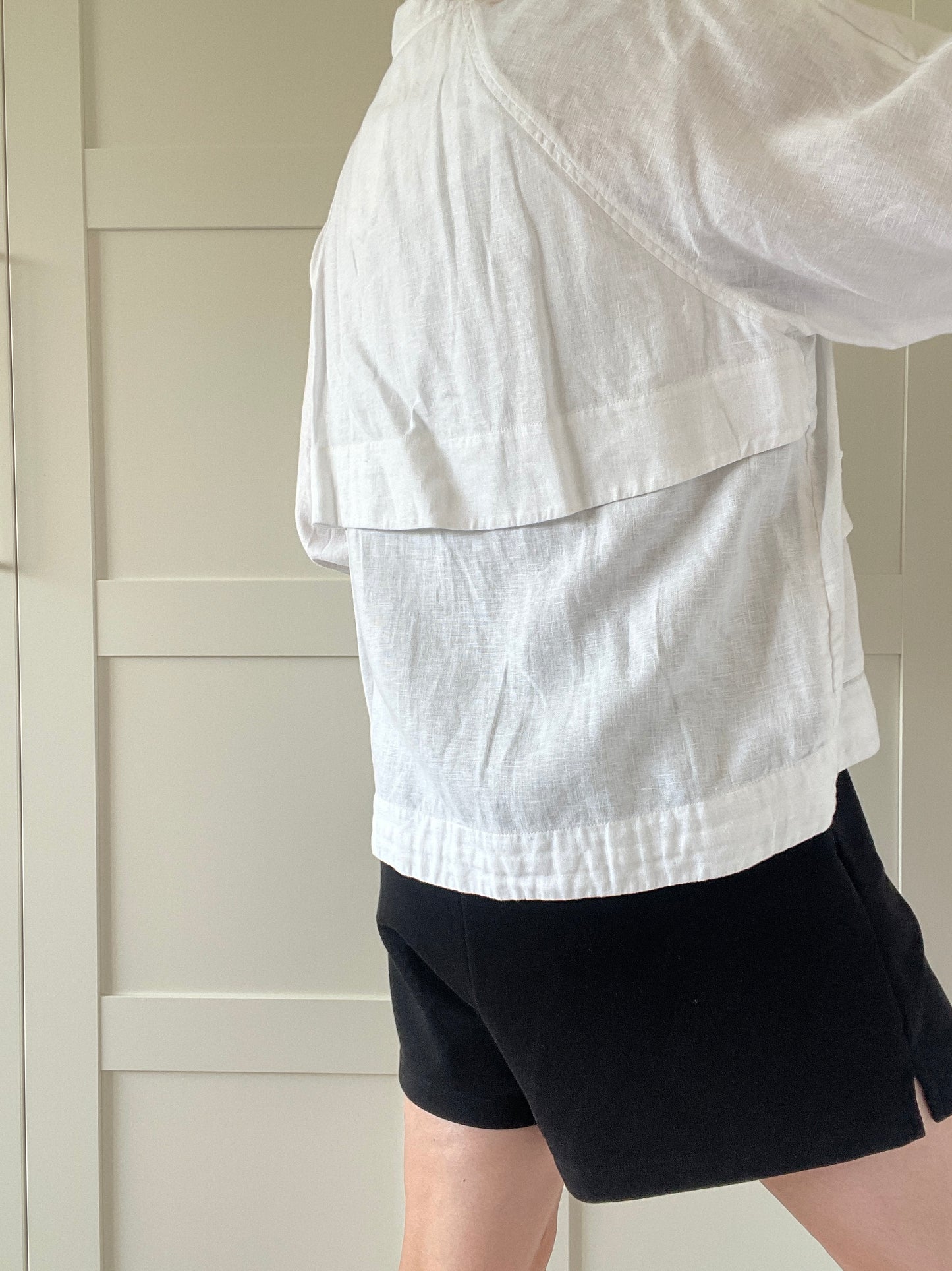 COS Loose Linen Jacket - Size 10
