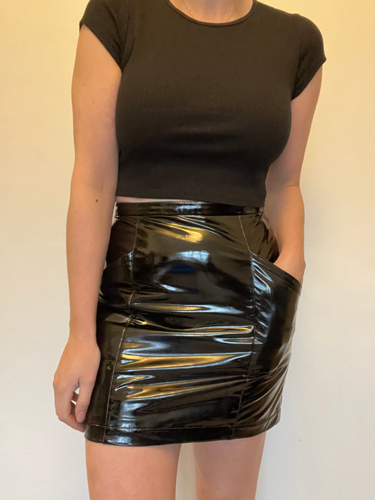 Fleur Du Mal PVC Skirt - Size 8