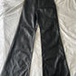Pull & Bear Faux Leather Trousers - Size 6