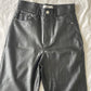 Pull & Bear Faux Leather Trousers - Size 6