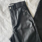Pull & Bear Faux Leather Trousers - Size 6