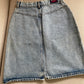Vintage 80's Denim Skirt - Size 8