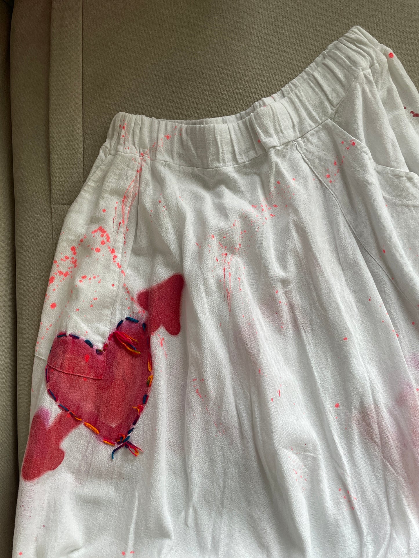 Spray Pray Love Harem Pants - One Size