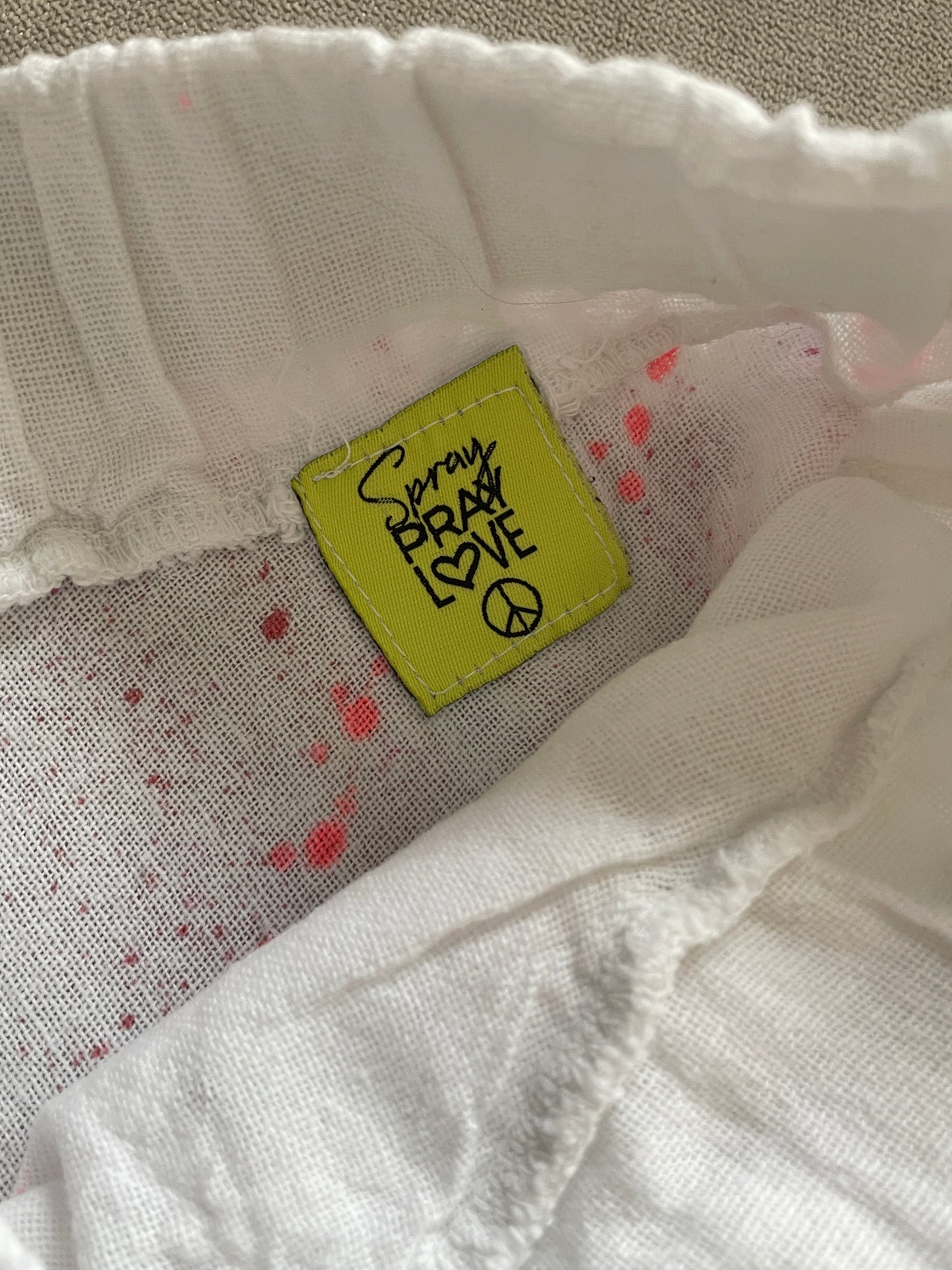 Spray Pray Love Harem Pants - One Size