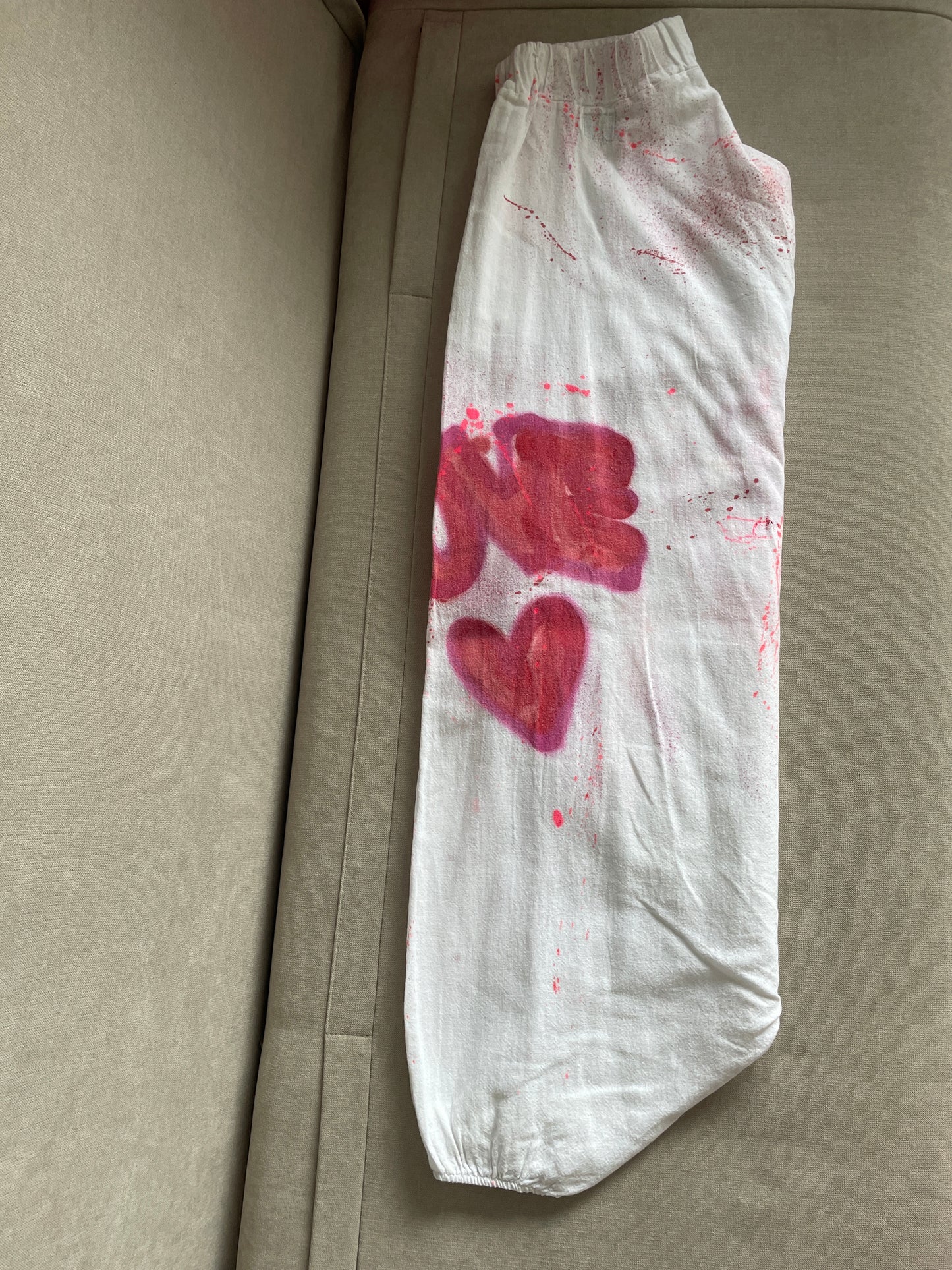 Spray Pray Love Harem Pants - One Size