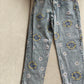 Flower Jeans - Waist 32"