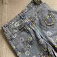 Flower Jeans - Waist 32"