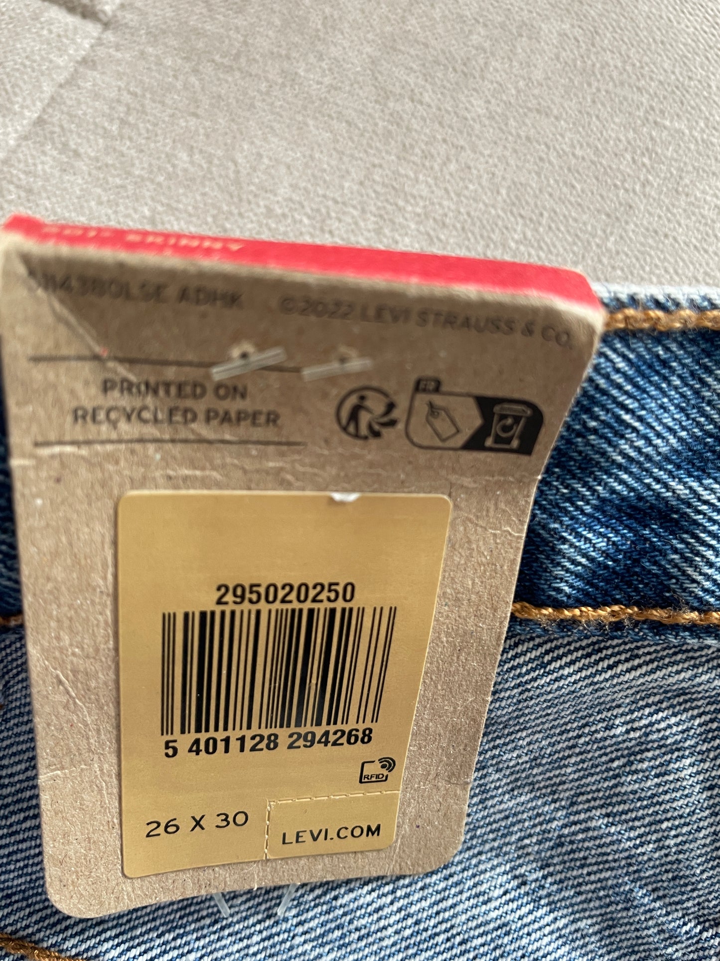 Levi's 501 Jeans NEW - Size 8