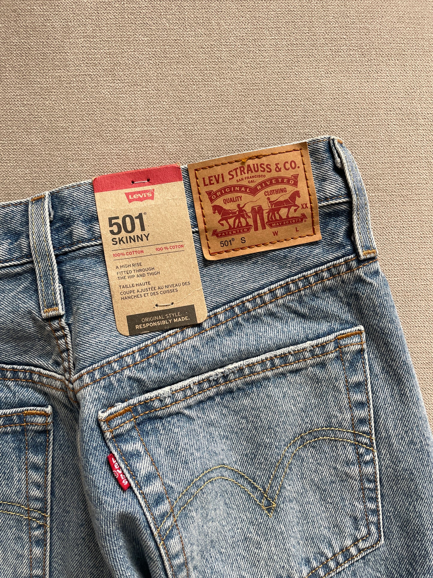 Levi's 501 Jeans NEW - Size 8