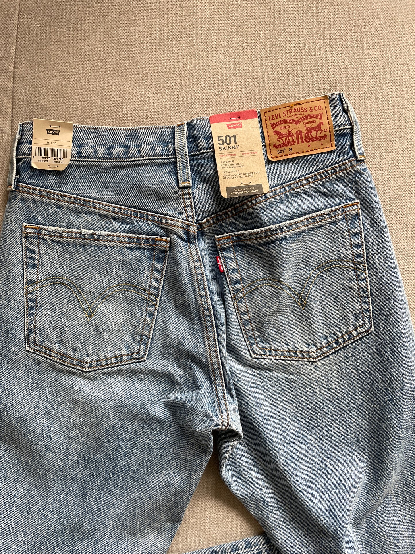 Levi's 501 Jeans NEW - Size 8