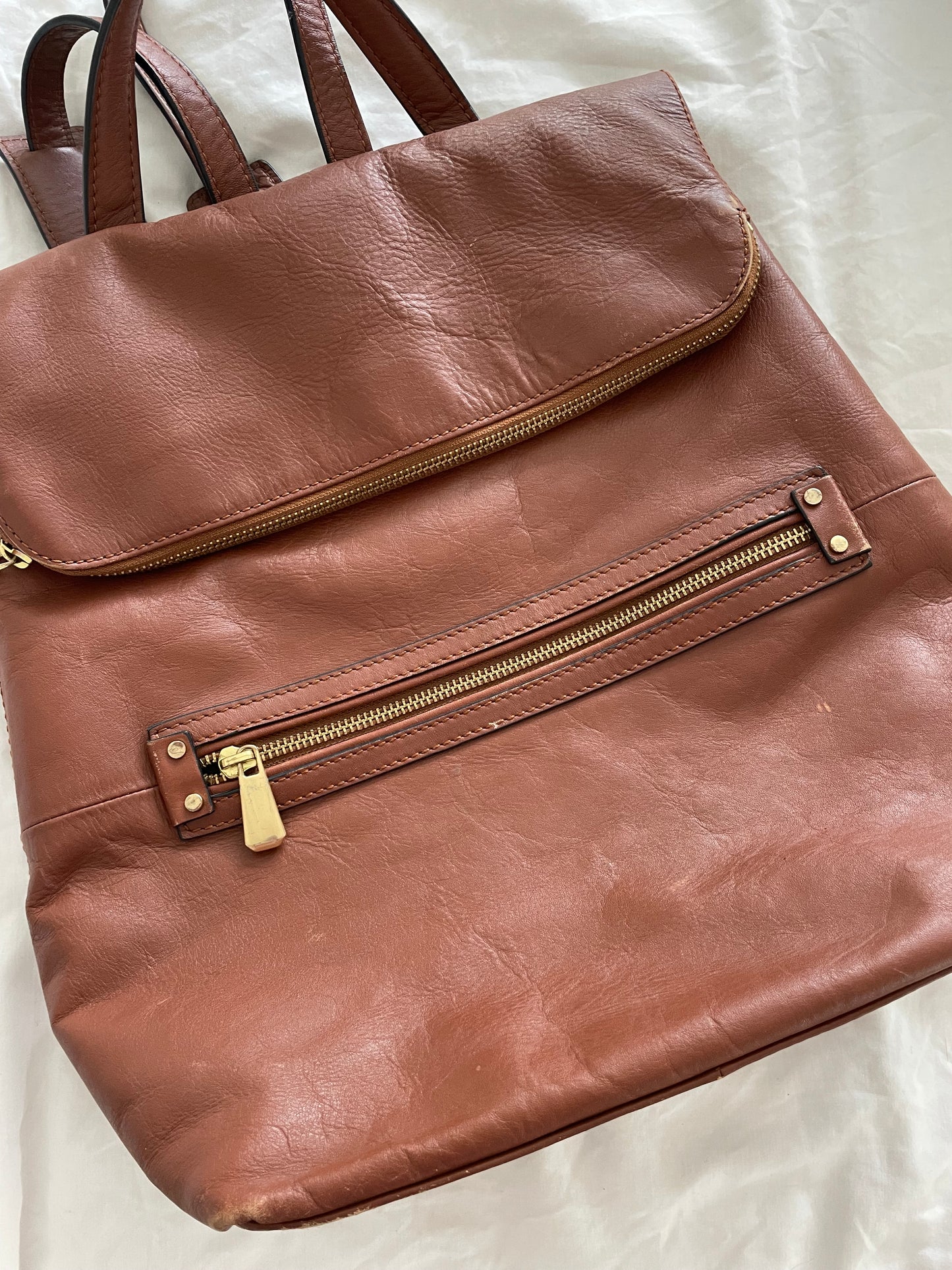 M&S Leather Backpack