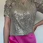 Whistles Sequin Top RRP £129 - Size 10