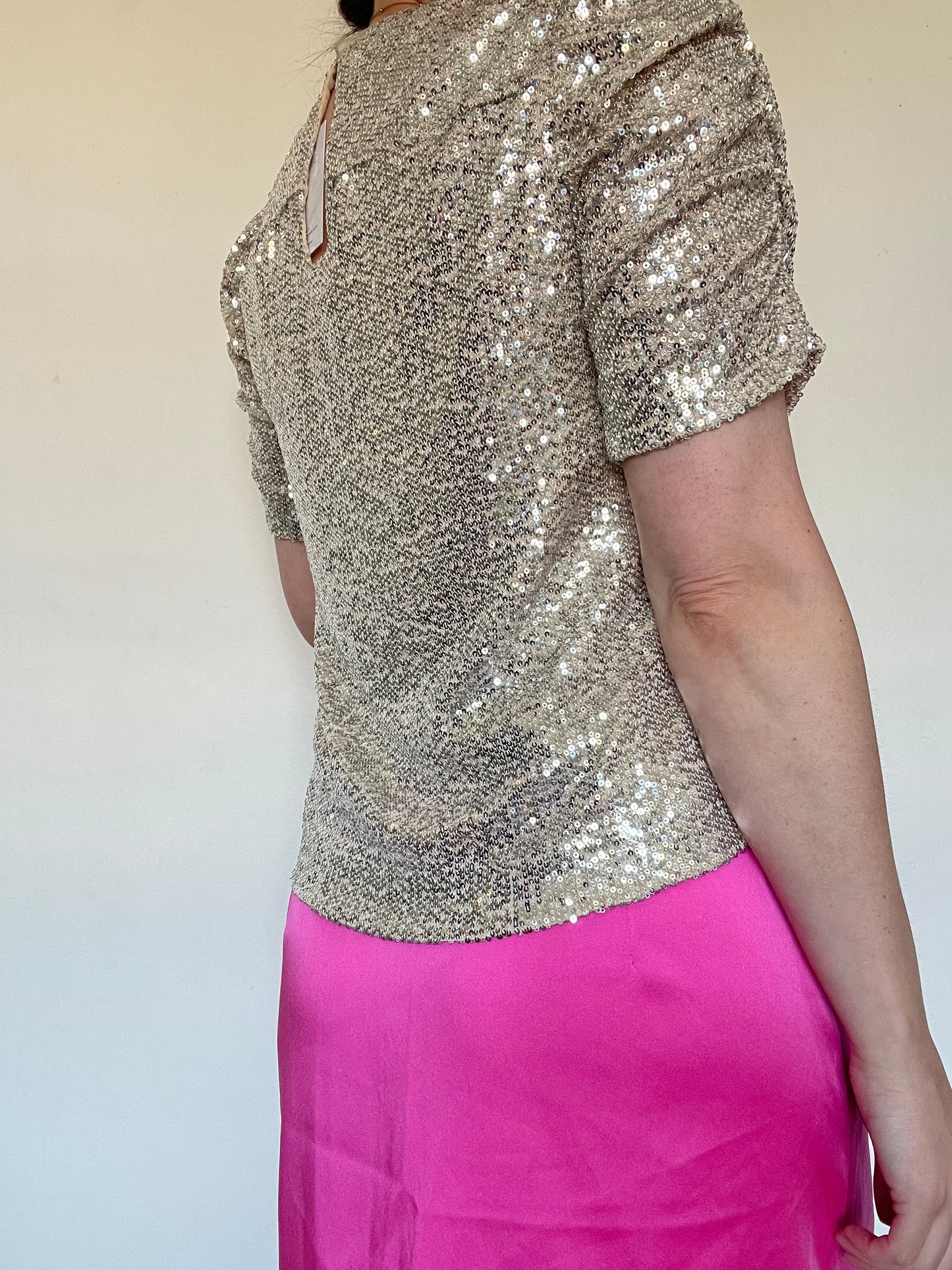 Whistles Sequin Top RRP £129 - Size 10