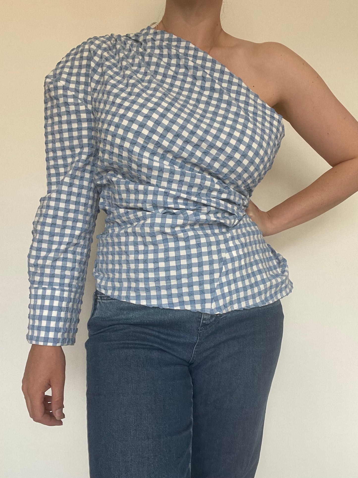 Zara Gingham Top NEW - Size M