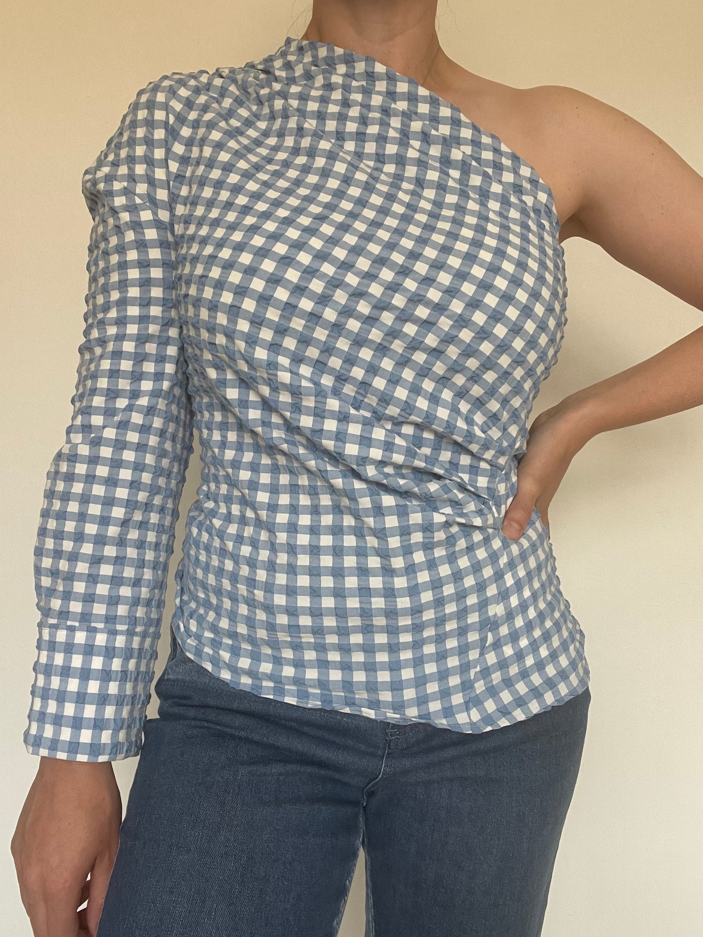 Zara Gingham Top NEW - Size M