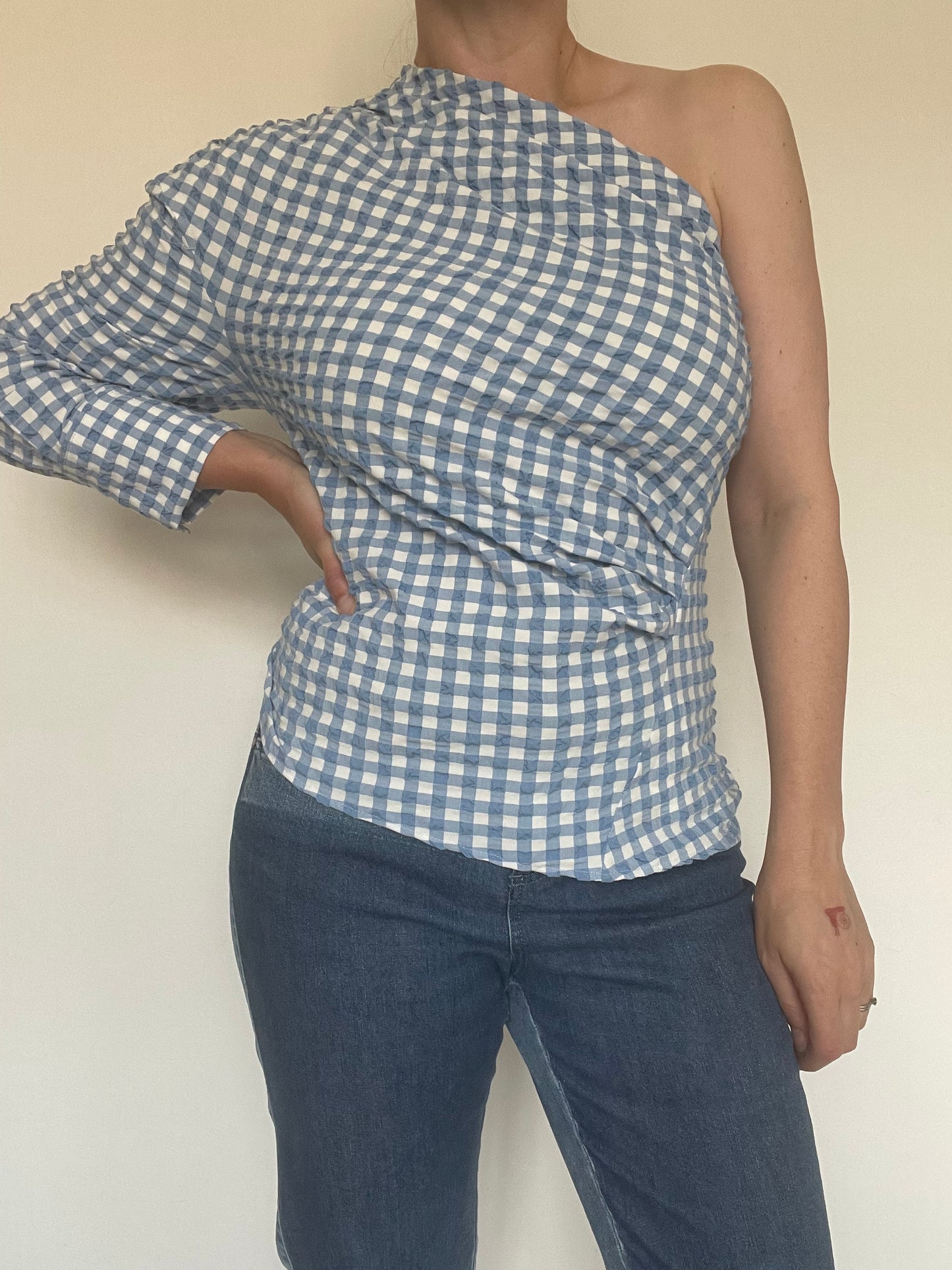 Zara Gingham Top NEW - Size M