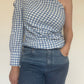 Zara Gingham Top NEW - Size M