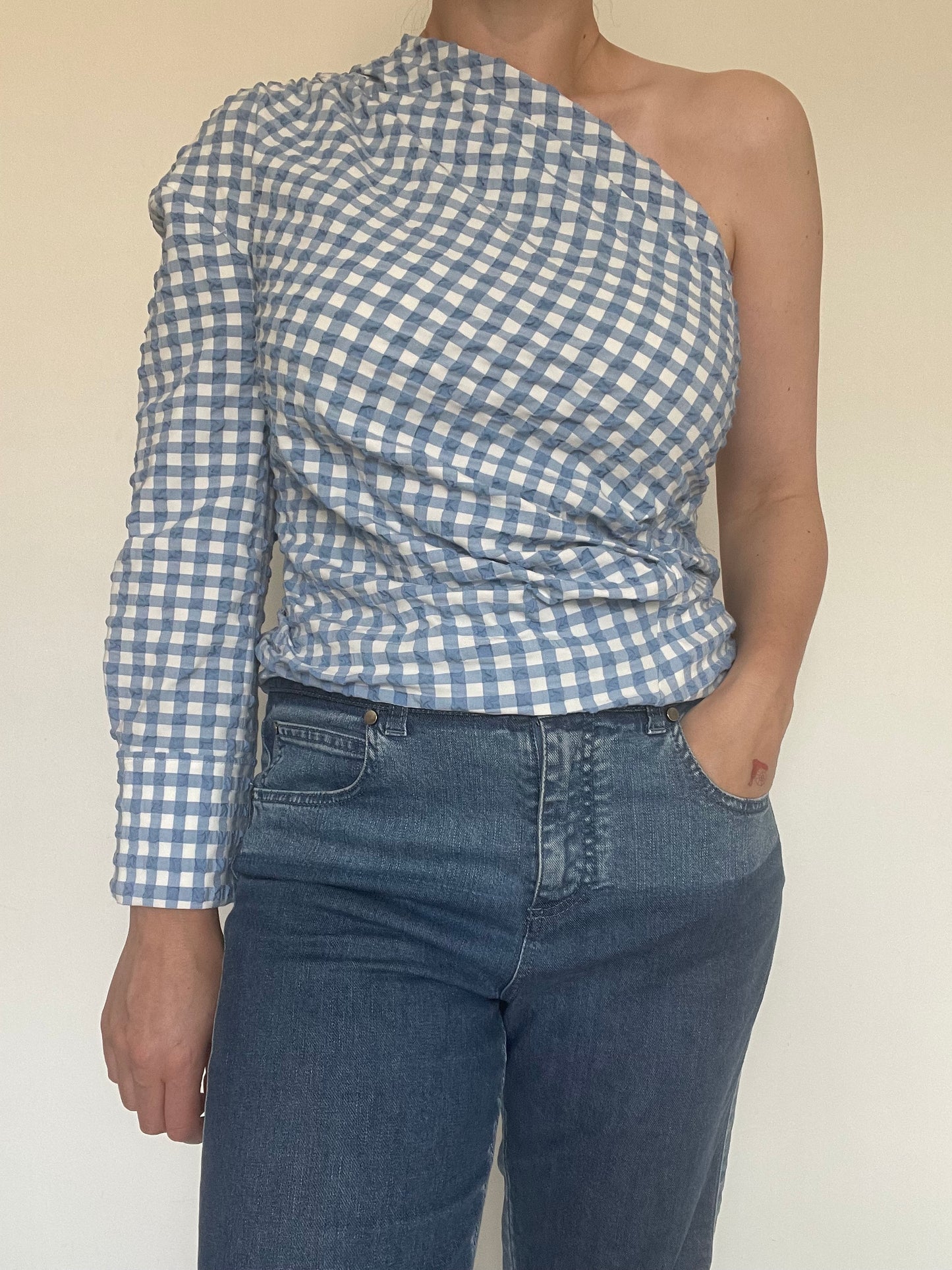 Zara Gingham Top NEW - Size M