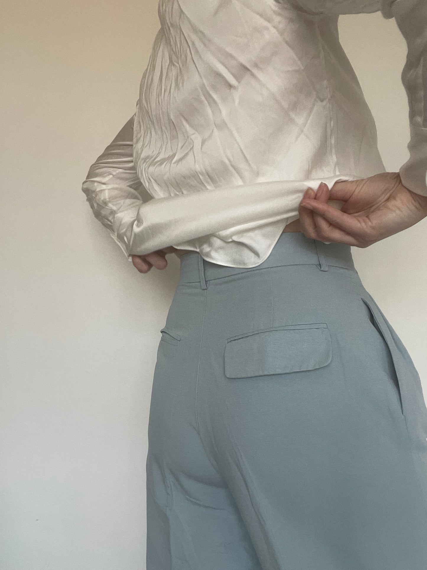 Zara Blue Trousers - Size M