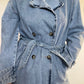 Pull & Bear Denim Trench - Size Small