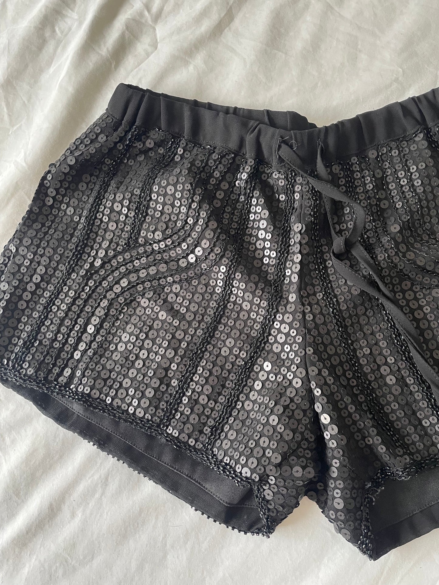 Solagne Sequin Shorts - Size Small