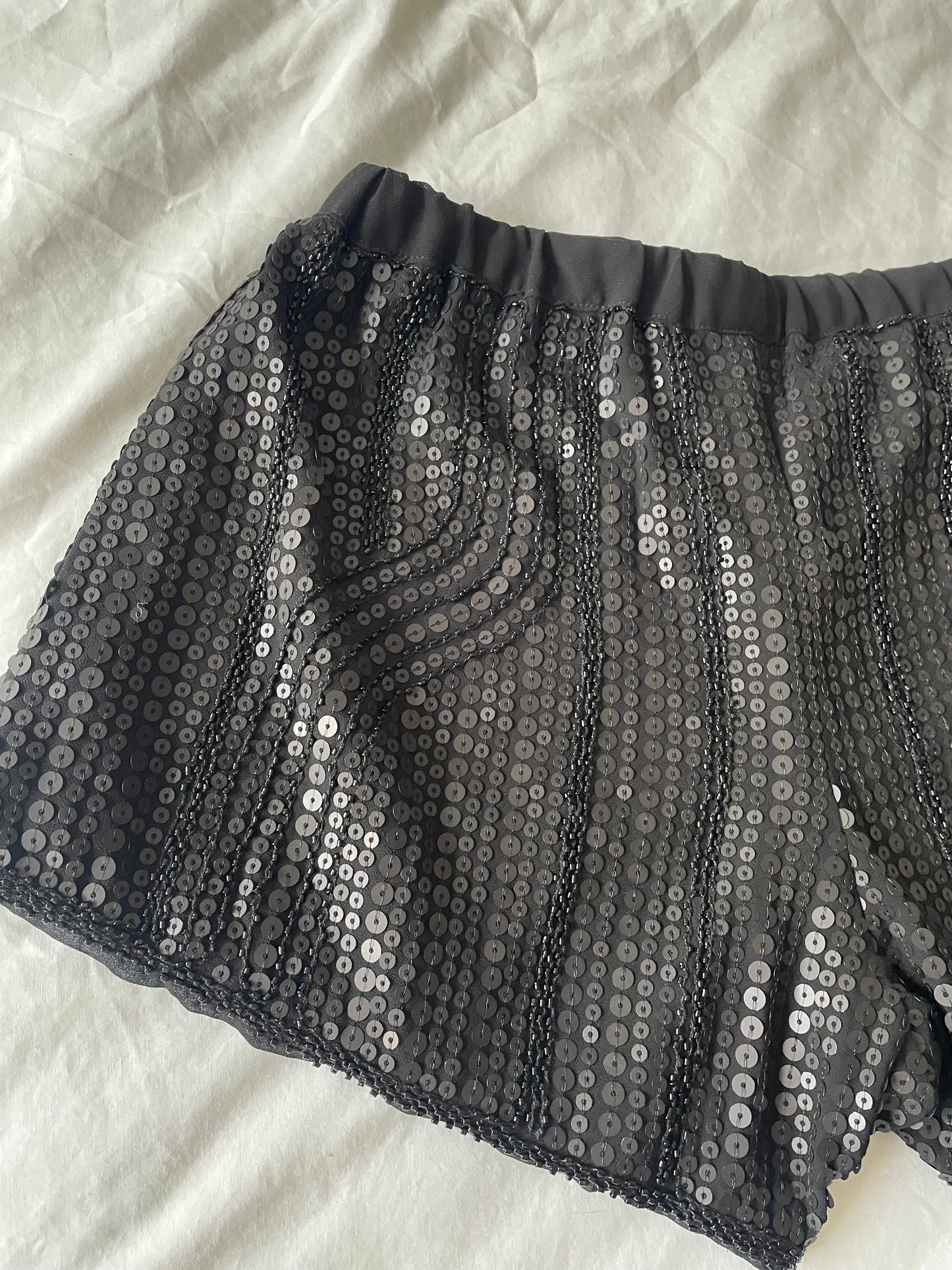 Solagne Sequin Shorts - Size Small