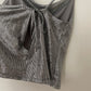 Topshop Silver Top NEW - Size 8