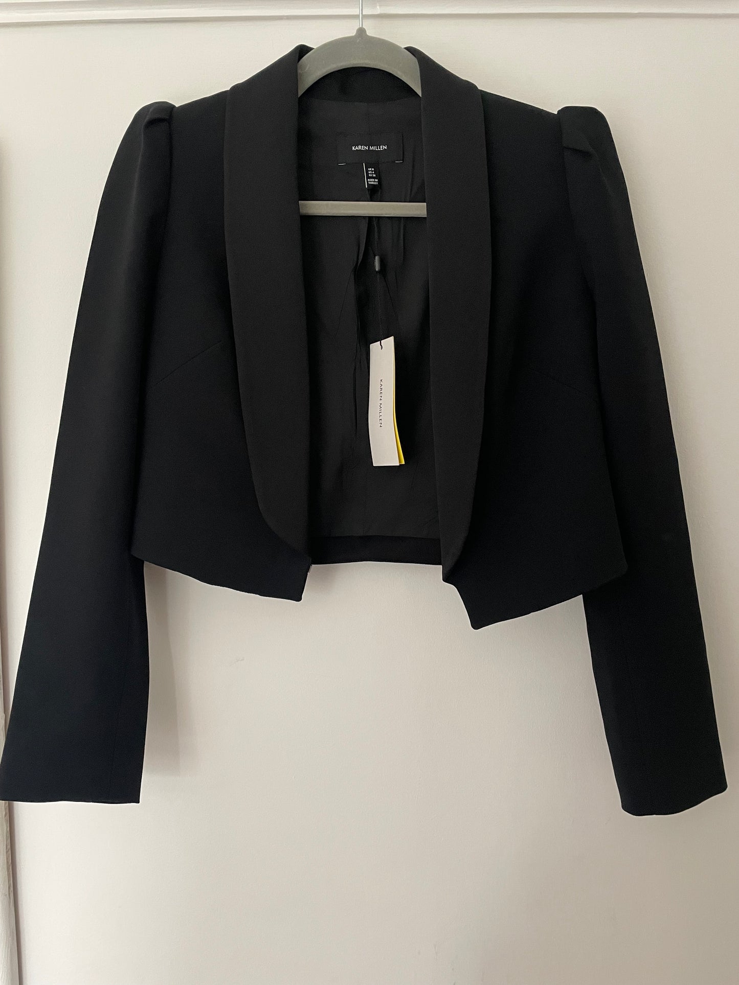 Karen Millen Cropped Jacket NEW £160 - Size 8