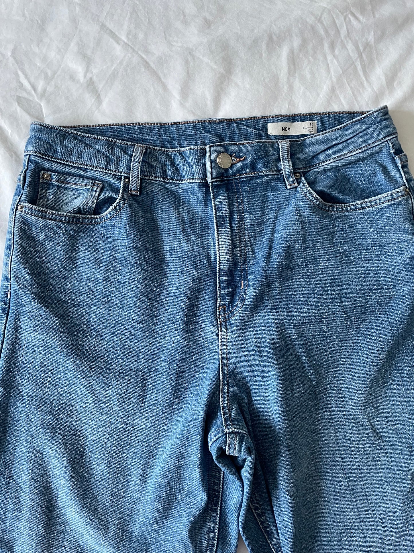 M&S Mom Jeans - Size 16