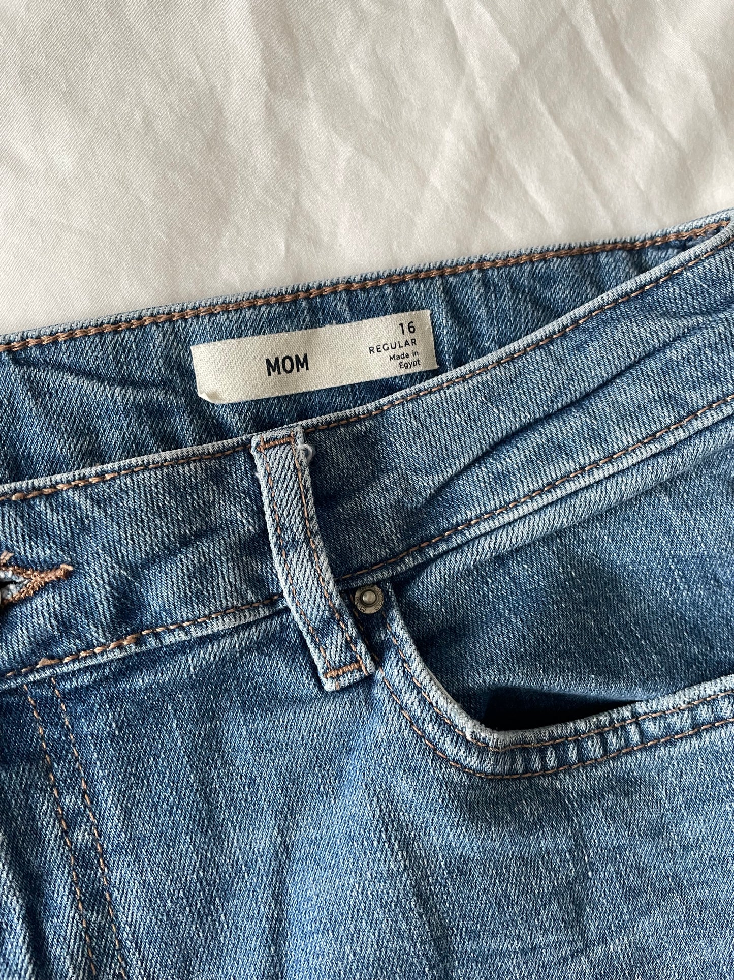 M&S Mom Jeans - Size 16