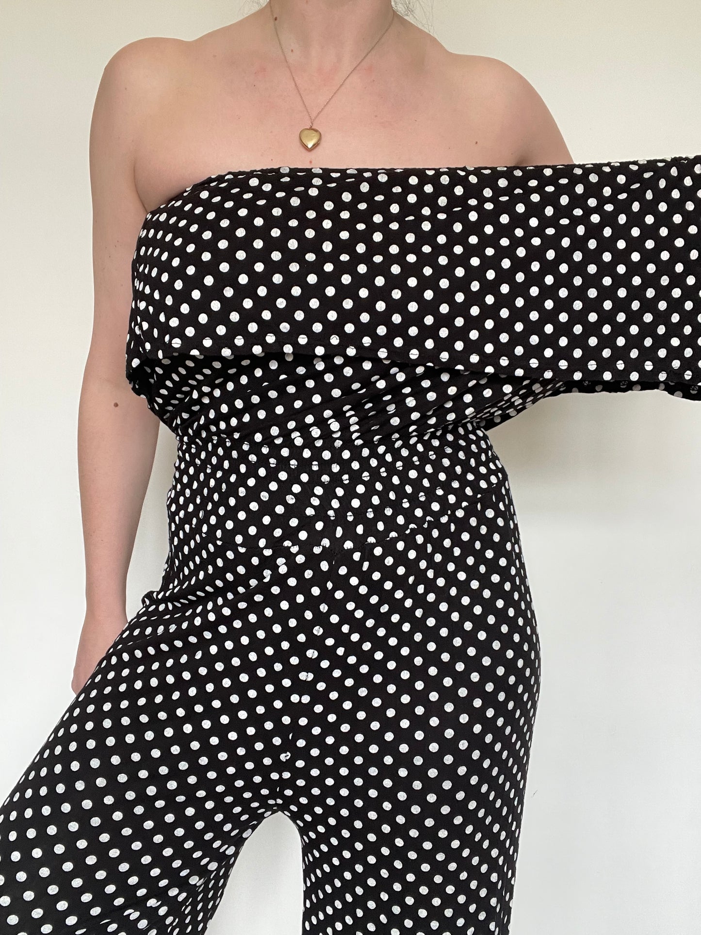 Polka Dot Jumpsuit - Size 12/14