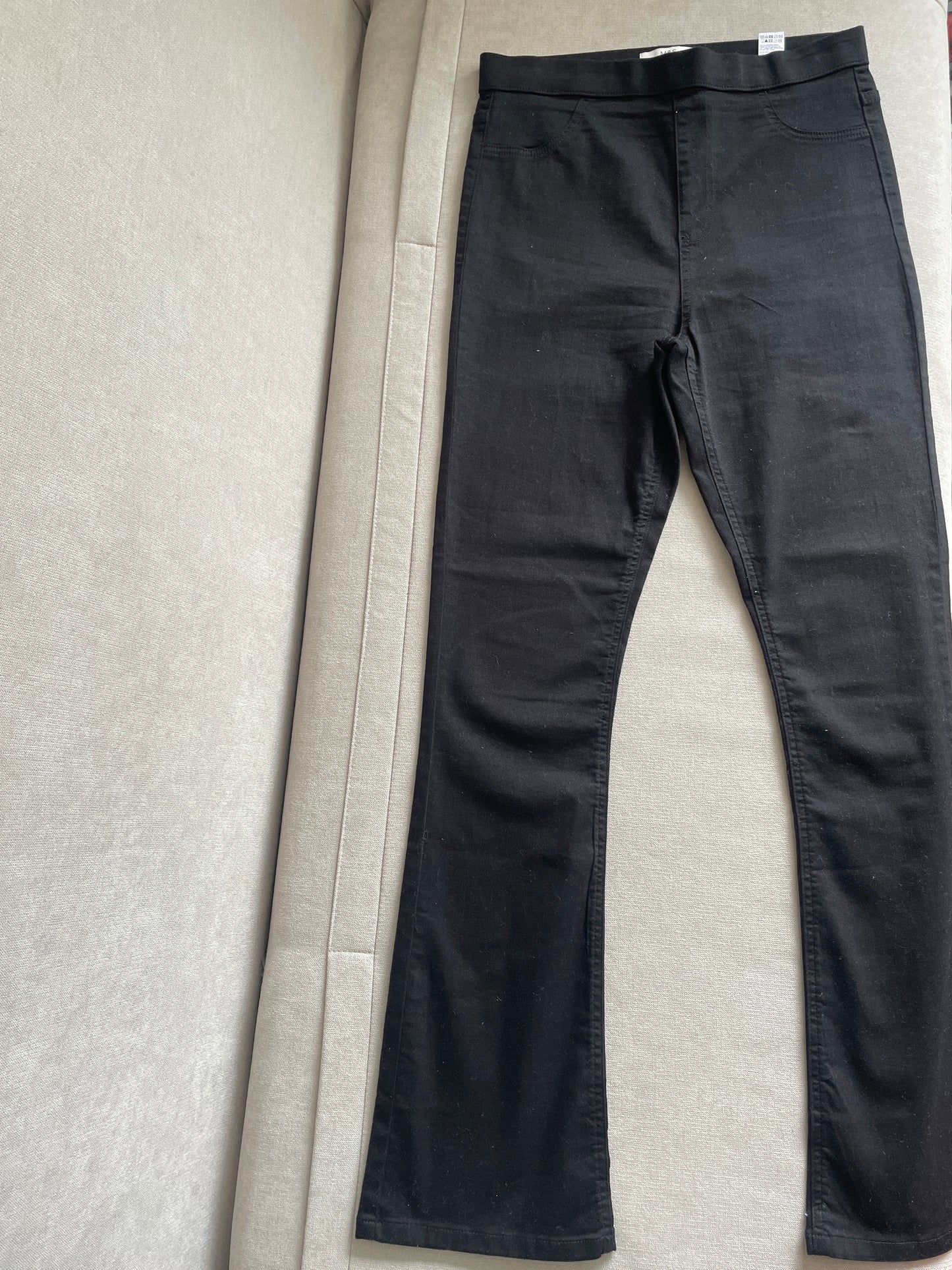 M&S Flare Jeggings - Size 12 Long