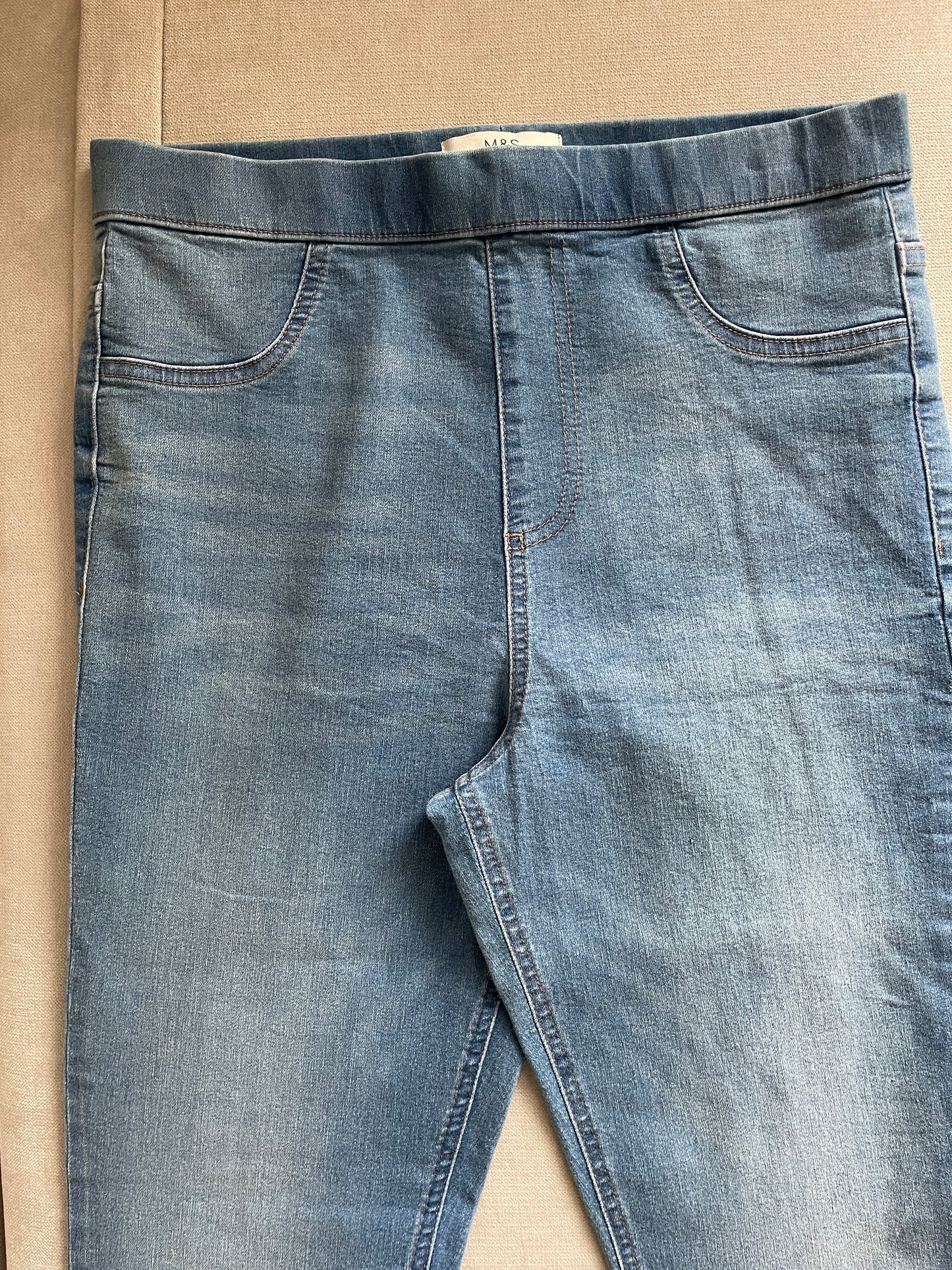 M&S Flare Jeggings - Size 12 Long
