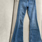 Topshop Jamie Moto Flare - Waist 26