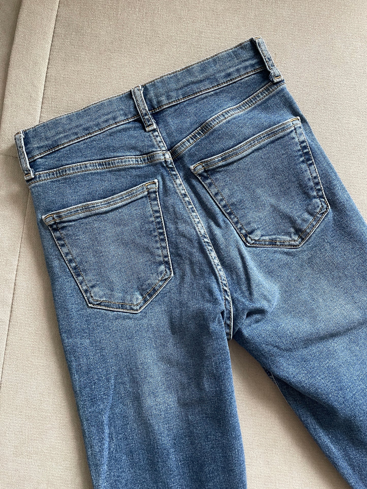 Topshop Jamie Moto Flare - Waist 26