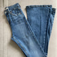 Topshop Jamie Moto Flare - Waist 26