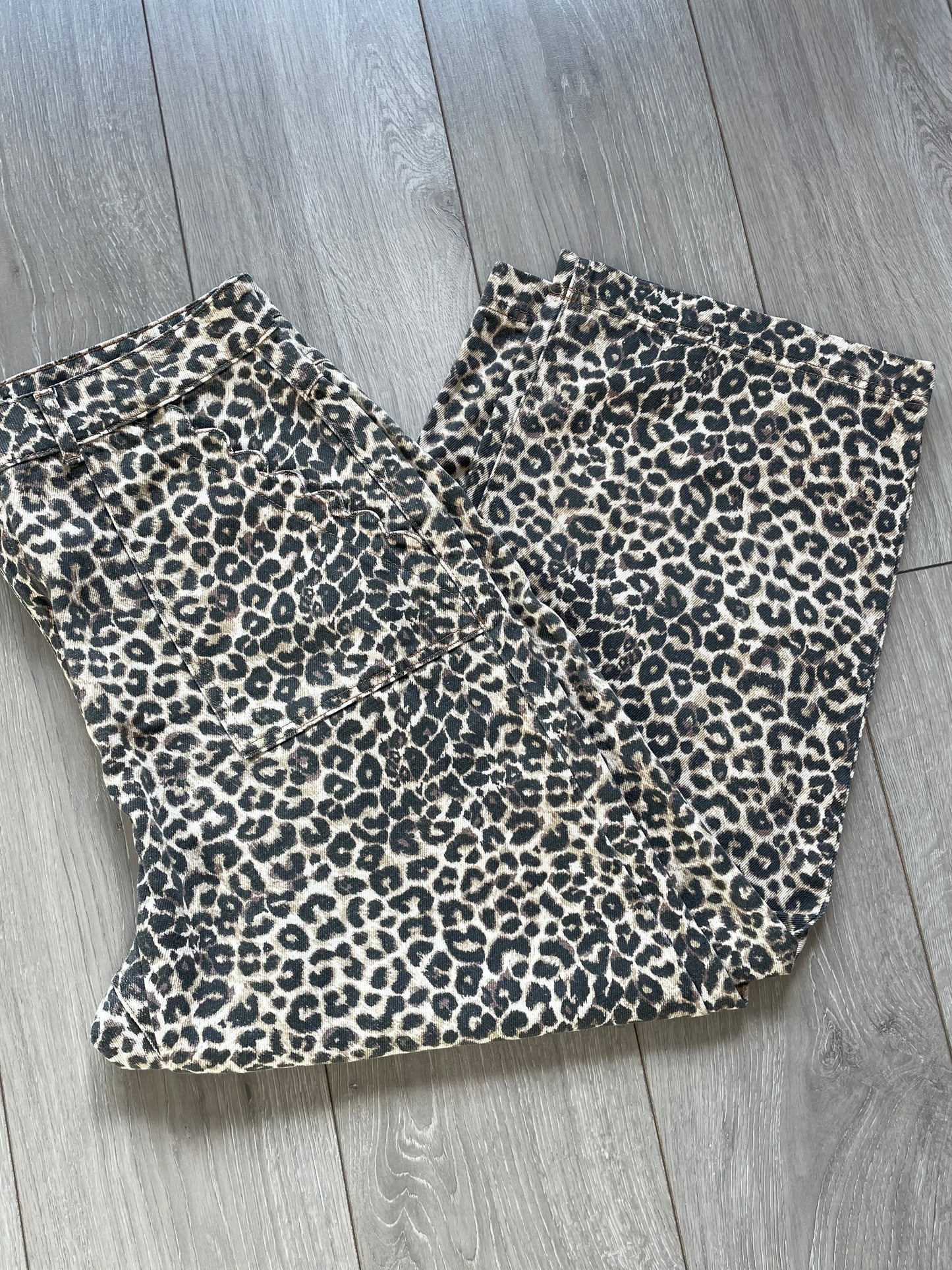 Oliver Bonas Leopard Jeans - Size 14/16