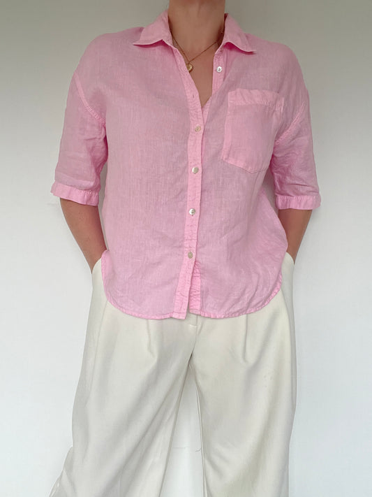 M&S Linen Shirt - Size 12