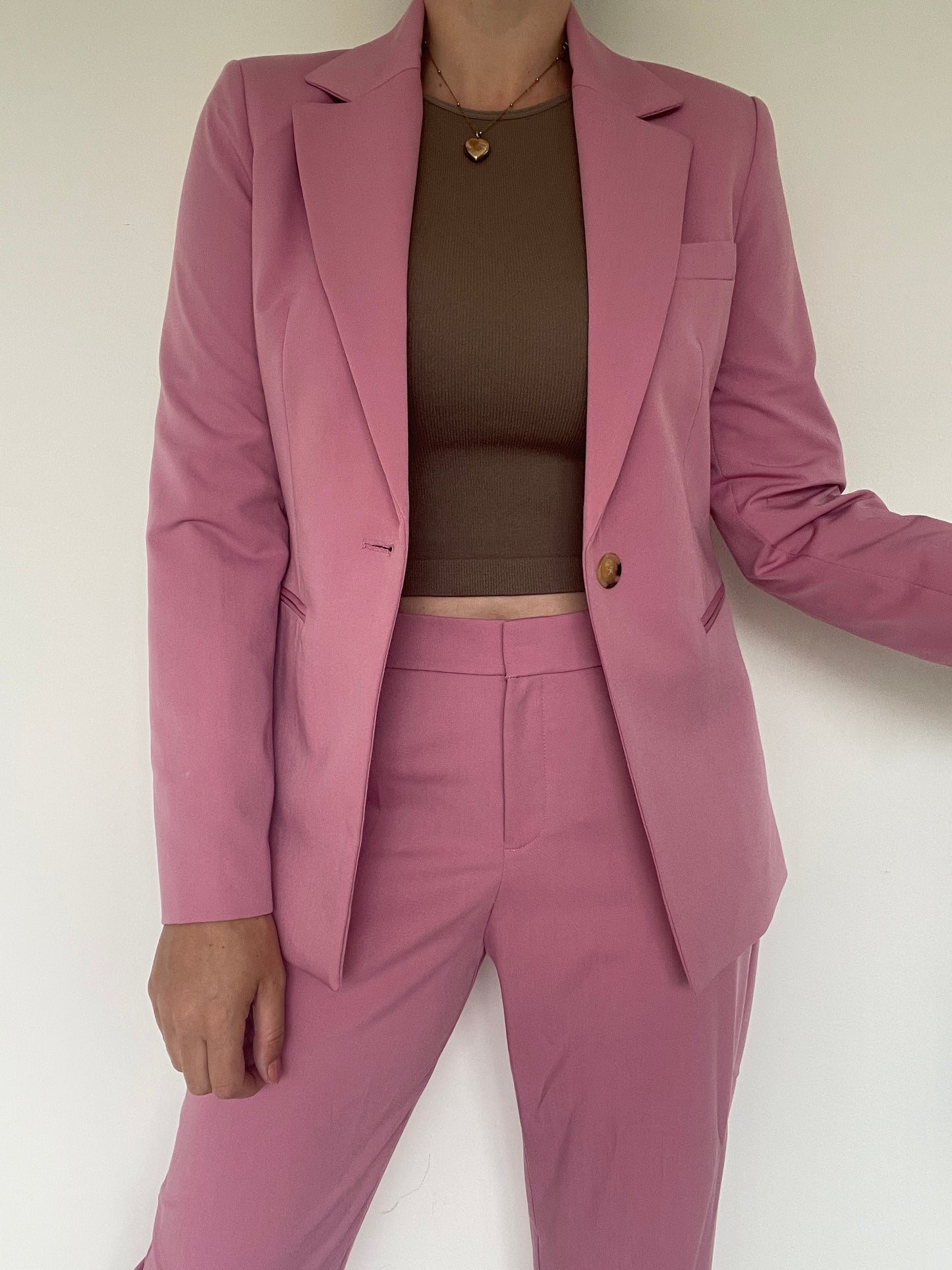 Mango Pink Trousers - Size 12