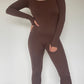 Brown Unitard - Size M