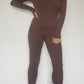 Brown Unitard - Size M
