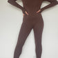 Brown Unitard - Size M
