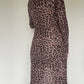 Leopard Mesh Dress - Size M