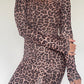 Leopard Mesh Dress - Size M
