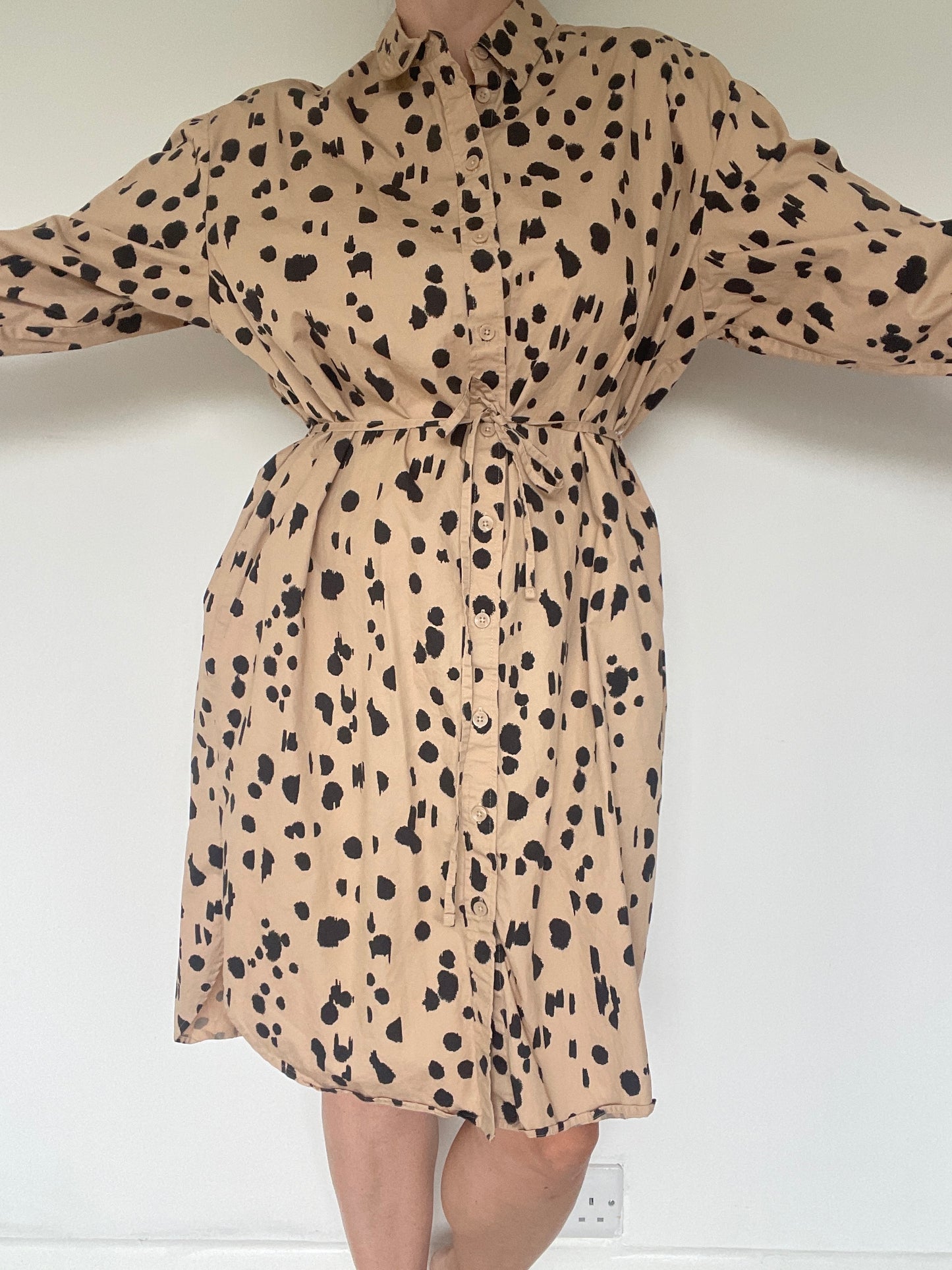 M&S Cotton Dress - Size 16