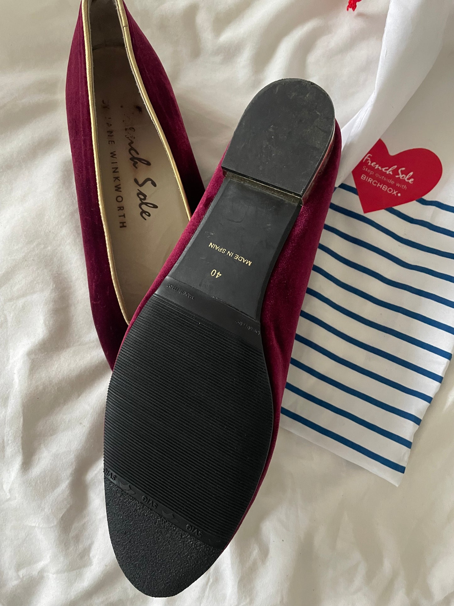 French Sole Pumps RRP £250 - Size 40