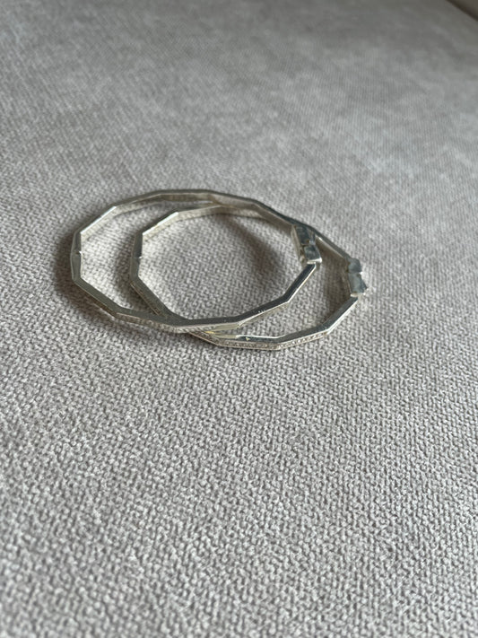 Silver Bangles