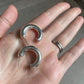 Chunky Silver Earrings